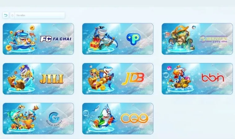 Nhà cái 8DAY hợp tác với nhiều nhà cung cấp game bắn cá hàng đầu