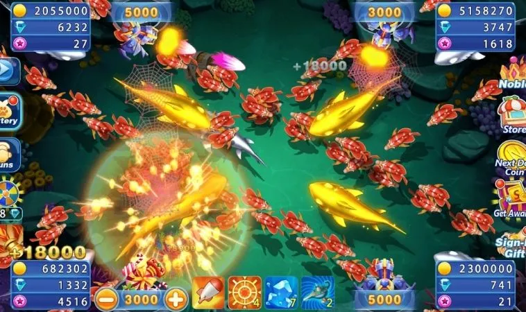Giao diện chơi game Bắn Cá Men In Black tại 8DAY