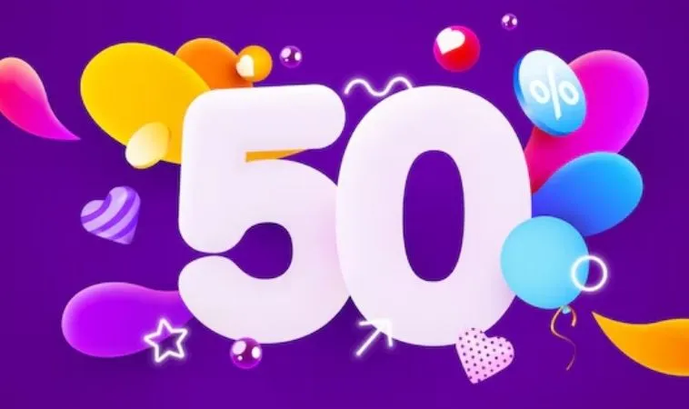 Chương trình khuyến mãi nạp lần 2 tặng 50% tại 8DAY